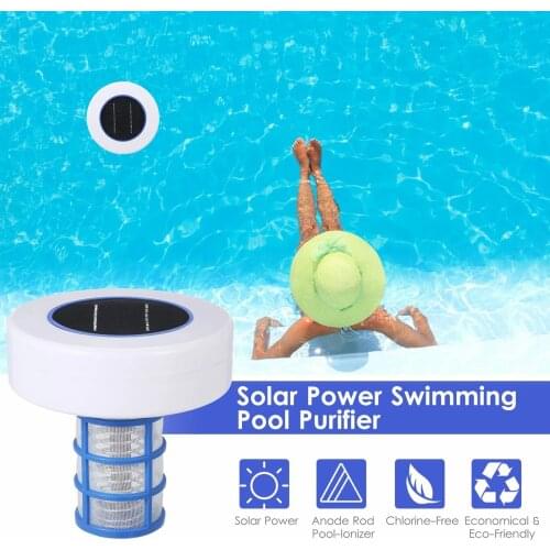Solar Pool-Ionizer,Copper Silver Ion Swimming Pool Purifier Water Purifier,Kills Algae Pool Ionizer for Outdoor Hot Tubs 2021