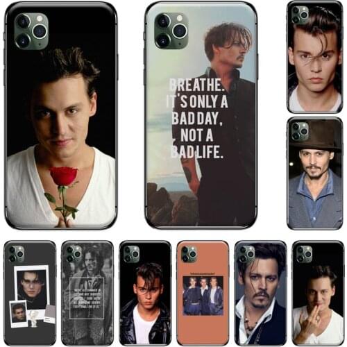 Johnny depp Novelty Phone Case for iPhone 11 12 pro XS MAX 8 7 6 6S Plus X 5S SE 2020 XR