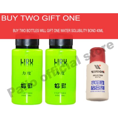 Lidu haocai organic glue bond adhesive 300ml for assemble table tennis rubber and blade to racket ping pong game