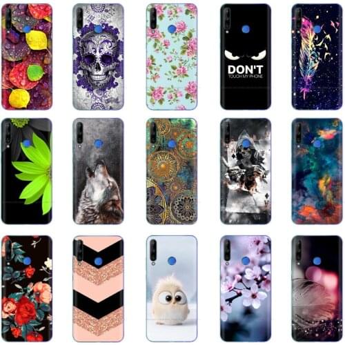 Silicon Case for HONOR 9C Case 6.39" Soft Tpu Phone Cover on for Huawei Honor 9C 9 C AKA-L29 Back Case Bag Coque Bumper Shell