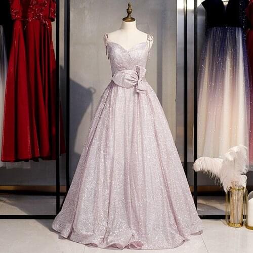 New Strapless Evening Dress Sleeveless Luxurious A-Line Floor-Length Simple Backless Pleat Tulle Party Formal Gown Woman B306