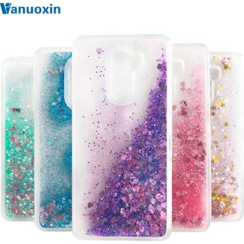 Liquid case on sFor Xiaomi Pocophone F1 case Xiaomi Pocophone F1 cover Poco F1 F 1 Back cover Glitter Soft TPU phone cases Coque