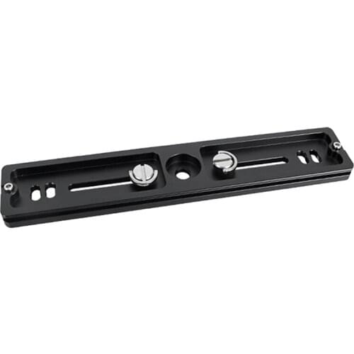1/4inch Screw Universal Metal Mount PU200 DSLR Camera Quick Release Plate with Screw Adapter for Tripod Ball Head