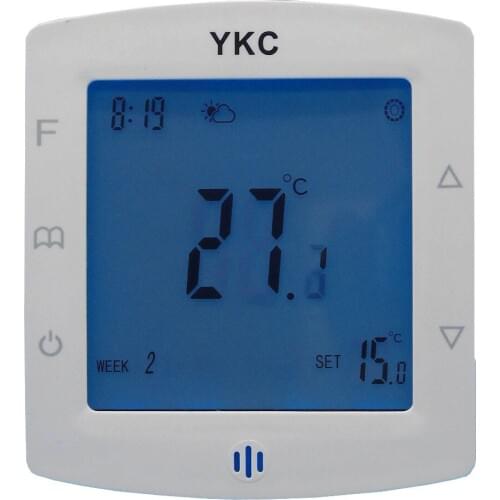 16A Weekly Programmable Touch Screen Floor Heating Thermostat for Floor Heating Parts