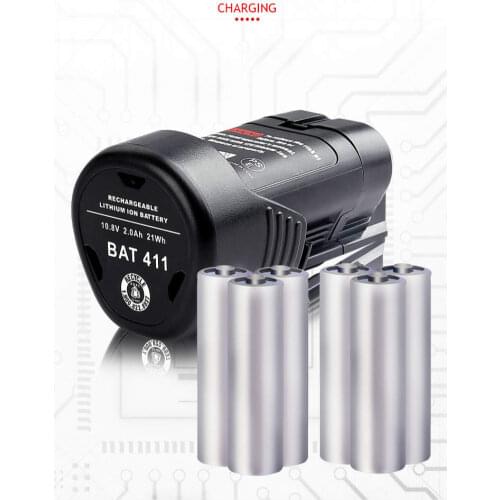 Brand New for Bosch BAT411 Battery 12V 2.0Ah Lithium-Ion BAT411A BAT412 BAT412A BAT413 BAT413A