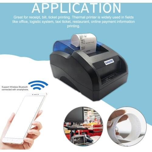 Wireless Bluetooth Restaurant Mobile Phone Mini Portable POS Receipt Business Payment Office USB Thermal Printer High Speed