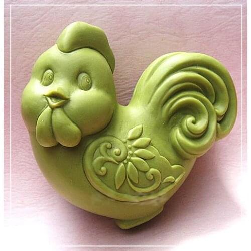 Chook Silicone Soap mold DIY Handmade Craft 3d soap molds S240