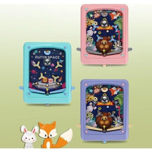 Children Pinball Games Desktop Pinball Game Machine Fun Parent-Kid Interactive Educational Toys Kids Table Shooting Board Games