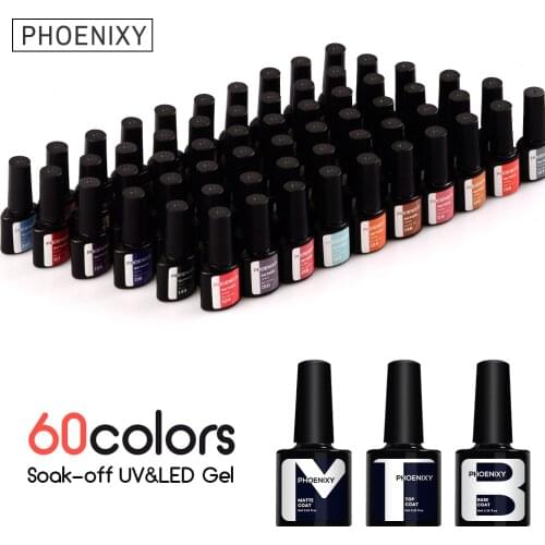 Nail Gel Polish Soak Off UV Nail Polish Base Top Matte Coat For Gel Polish Long Lasting Nail Gel Semi Permanent Varnish Supplies