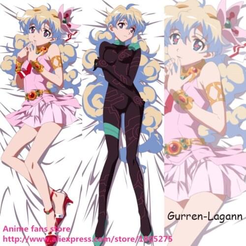 Hot Sexy Anime Pillowcase Tengen Toppa Gurren Lagann Renia Otaku Cool decorative Hugging Body Pillow Case