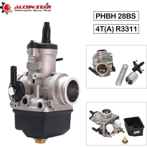 Alconstar Dellorto Carburetor Fit For Russian Motorcycle 4 stroke 75-250CC 28mm 4T R3311 PHBH 28BS For Suzuki for Yamaha Honda