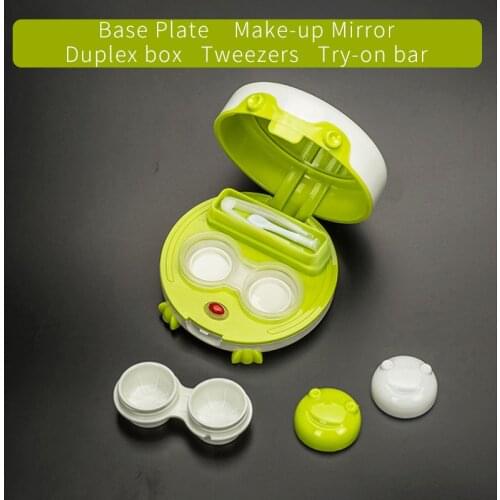 Cleaning contact lens storage box electric cleaner cartoon pattern