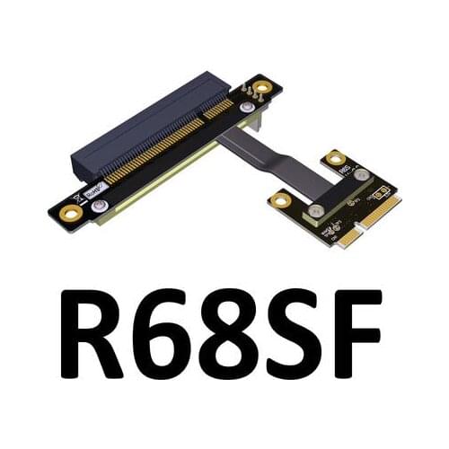 Mini -pcie interface extension cord to pcie x8 built-in transfer mpcie 8x Adapter Extension Cable Gen3.0 Ribbon Cable