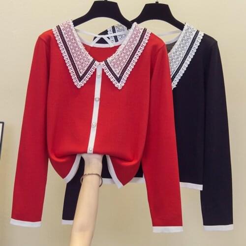 2021 New V Neck Pullover Sweater Women Autumn And Winter Loose Outer Wear Pink Heart Chic Harajuku Sweater Top Pull Femme