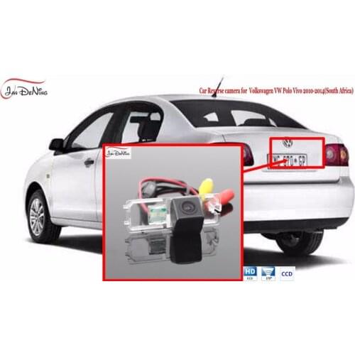 JanDeNing License Plate Light OEM /CCD Night Vision Car Backup Reverse Camer For Volkswagen VW Polo Vivo 2010-2014(South Africa)