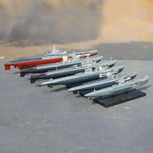 1/350 alloy die-casting German U-shaped submarine World War II simulation military model high-end collection and layout gifts