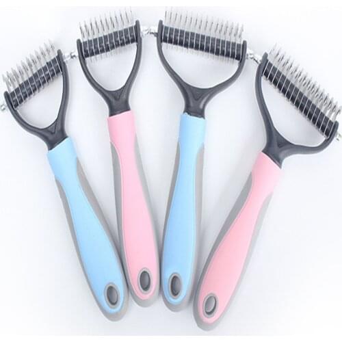 Pet Dog Hair Removal Comb Cat Fur Brush Grooming Tools Hair Clipper Dog Cat Shedding Hair Comb For Puppy Small Dog Pet Supplies