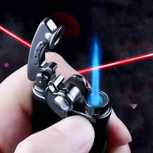 Retro Jet Torch Turbo Lighter Flint Gas Lighter Buy Metal Lighters Mini Cigarette Smoking Accessories Lighters Gadgets for Men