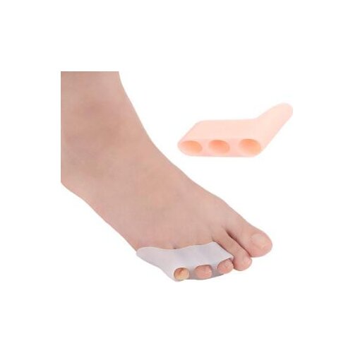 SEBS Three-orifice Little Toe Varus Toe Splitter Toe Separators Environmental Tasteless Nail Tools Nail Art & Salon HA179