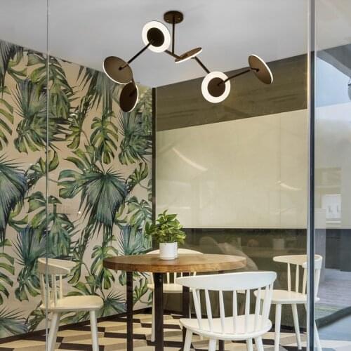 Nordic iron glass ball crystal hanging lamp luminaire suspendu modern led chandelier hanglampen luzes de teto dining room