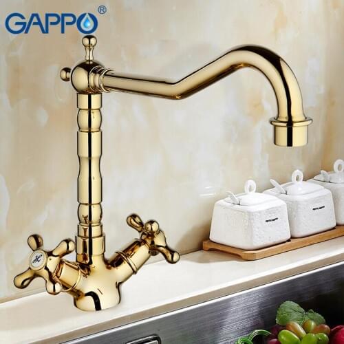 GAPPO water mixer taps brass kitchen mixer faucet Kitchen sink Tap mixer kitchen mixer tap GA4063-4/4063-6 torneira para cozinha
