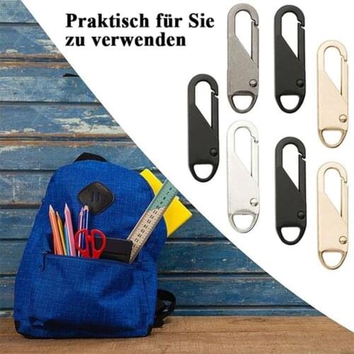 Universal Detachable Zipper Puller 4/8pcs Metal Zipper Repair Kit for Coat Bag General UD88