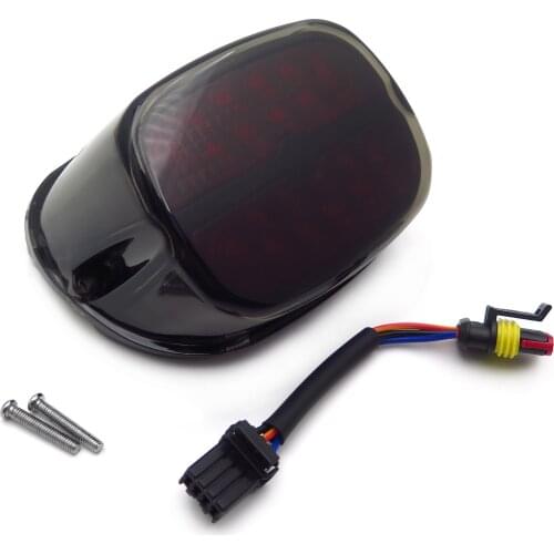 Aftermarket free shipping motorcycle parts RED Tail Light For Harley-Davidson 2009-2013 FLHRC 09-later FLHTC FLHTCU FLHTK FLTRU