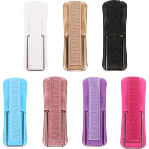 100% Brand New and High Quality Finger Grip Elastic Band Strap Phone Holder Ring Stand for Mobile Phones Tablets