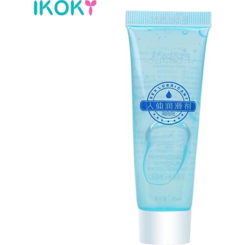 IKOKY 25ML Water-based Lube Enhance Pleasure Lubricant Vagina Anal Gel Oil Pain Relief Anti-pain Sex Oil For Couples
