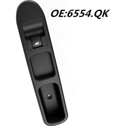 6554.QK 6 Pins Power Window Switch For Peugeot Front Passenger Side 6554QK