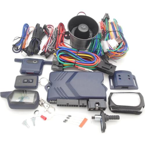 Russian Version Accessories +Engine start LCD Remote Control +Tamarack key case Two Way Car Alarm System Twage For Starline A91