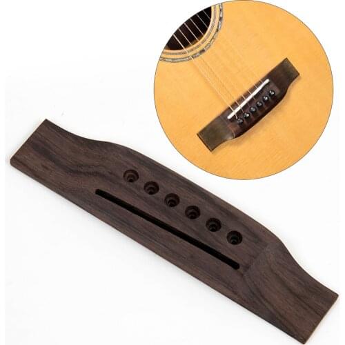Acoustic Guitar Bridge for 6 String Acoustic Guitar Replacement Parts