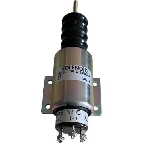 Beler 2003-12E2U1B2S1A 2370-12E2U1B2A SA-3193 Shutoff Stop Solenoid Valve 12V Fit For Woodward Engine