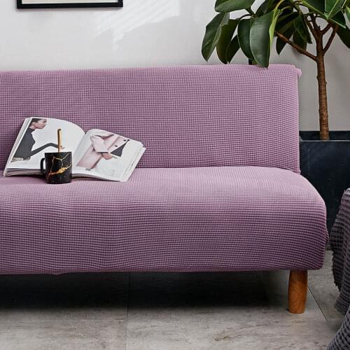 Without armrests armless sofa cover sofa cover all-inclusive universal stretch sofa cover solid color corn velvet universal