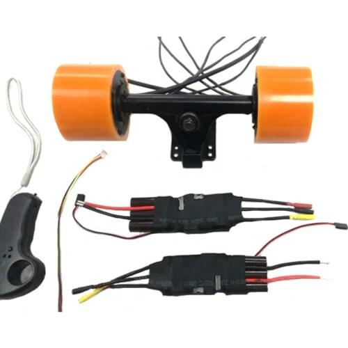 Freerchobby Belt Drive Electric Skateboard 1500W 83mm 90mm dc Hub Motor combo kits for DIY Electric longboard