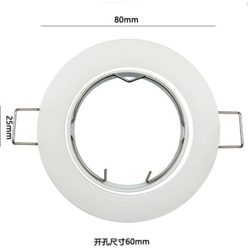 GU5.3 GU10 MR16 led spotlights fixtures trim ring fittings frame