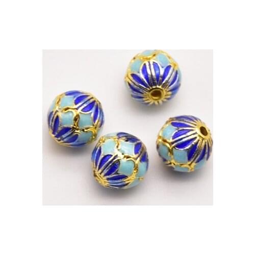 2 Pcs/Lot 8mm Round Beads Perforation Scattered Beads Accessories Wholesale DIY Handmade Making For Fine Fashion Jewelry JA0283