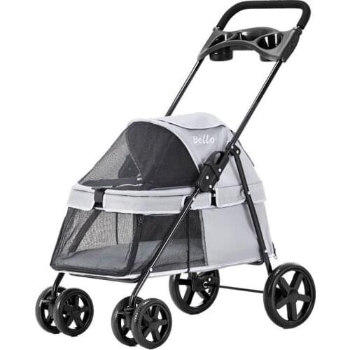 Multipurpose Dog trolley Pet Stroller Folding dog cart