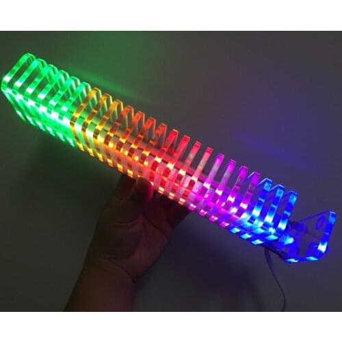 NEW 1PC KS25 sound dream crystal crystal column light cube / LED music spectrum electronic production / VU tower