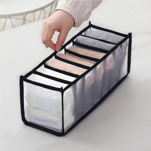 2 Colors Underwear Bra Organizer Storage Box Drawer Closet Organizers Boxes For Underwear Scarfs Socks Bra Organizer Drawers #3G