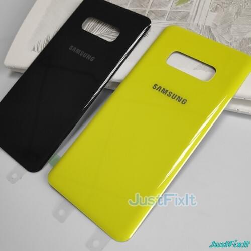 Original For SAMSUNG Galaxy S10e G970 G970F Back Battery Cover Door Rear Glass Housing Case Replace Battery Cover