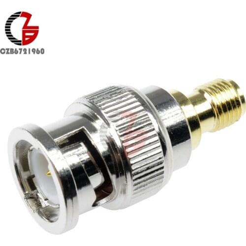 BNC Male to SMA Female Connector Converter RF Adapter Jack