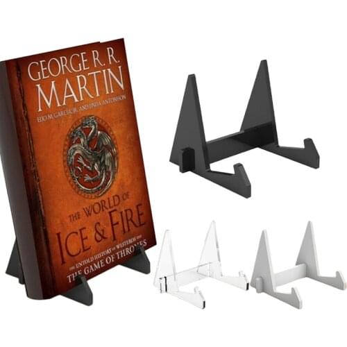 Tablet Book Display Stand Acrylic Photo Frame Brochure Artwork Holder Desk Organizer Carrier Office Archivadores De Documentos