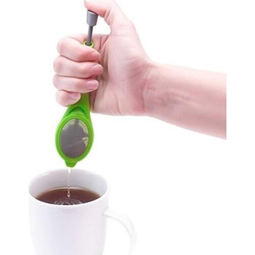 -Tea Strainers Infuser Tools PP Food Grade Make Tea Bag Filter Tea Leak Colander Teaware Home Kitchen Accessories