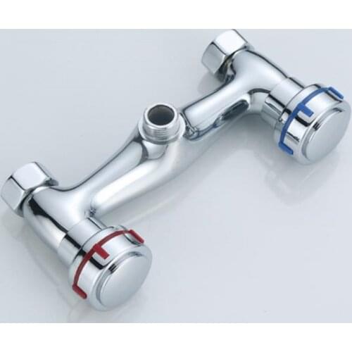 Bathtub Faucet Brass Wall Mounted Chrome Bath Tap Mixer for Tub Wall Mounted