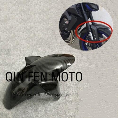 Carbon fiber paint Fairing Front Fender Mudguard Cover Cowl Panel Fit For Yamaha MT-09 MT09 FZ9 New