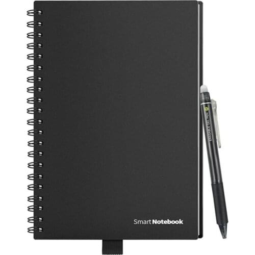 Smart Reusable Erasable Notebook Paper Microwave Wave Cloud Notepad Lined With Pen As Kids Gift, Smart Notebook