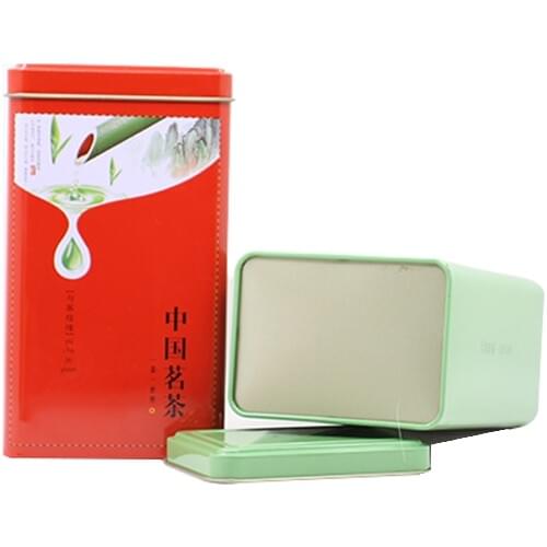 Xin Jia Yi Packaging Metal Tea Tin Box New Design Bamboo Tea Tin Boxes Large Size Tea Bags Tin Gift Package Boxes Hot Sale