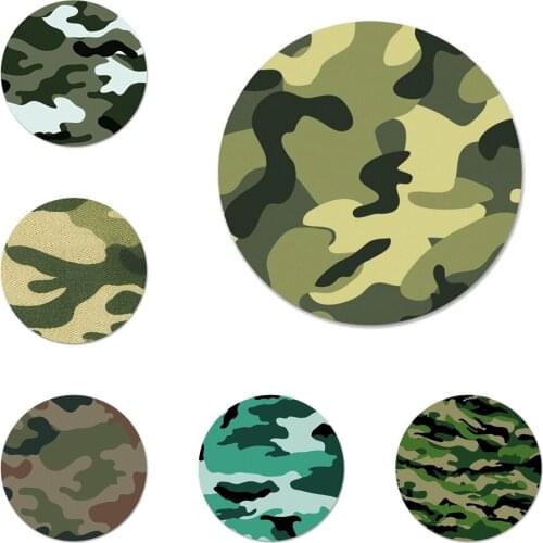 Green Military Camouflage Badge Brooch Pin Accessories For Clothes Backpack Decoration gift