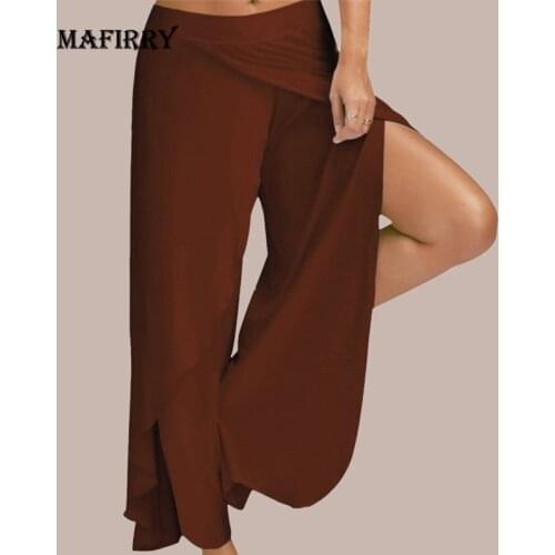 Women High Waist Split Outdoor Leisure Harem Trouser Summer Loose Pencil Pant Solid Casual Plus Size 5XL Streetwear Dropshipping